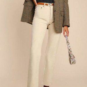 Rouje Germain Jeans Creme NWOT